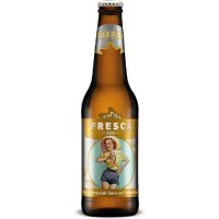 bottiglia di birra italiana di nome fresca
