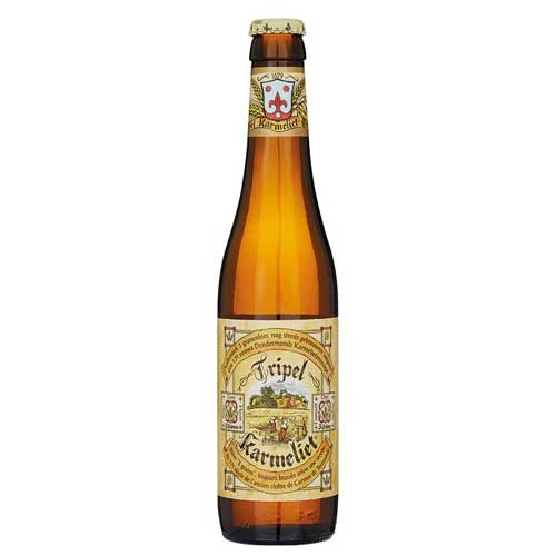 bottiglia birra belga triple karmeliet