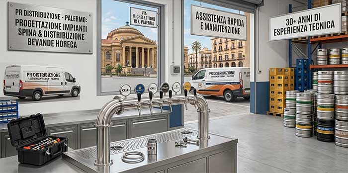 progettazione e assistenza impianti alla spina a Palermo